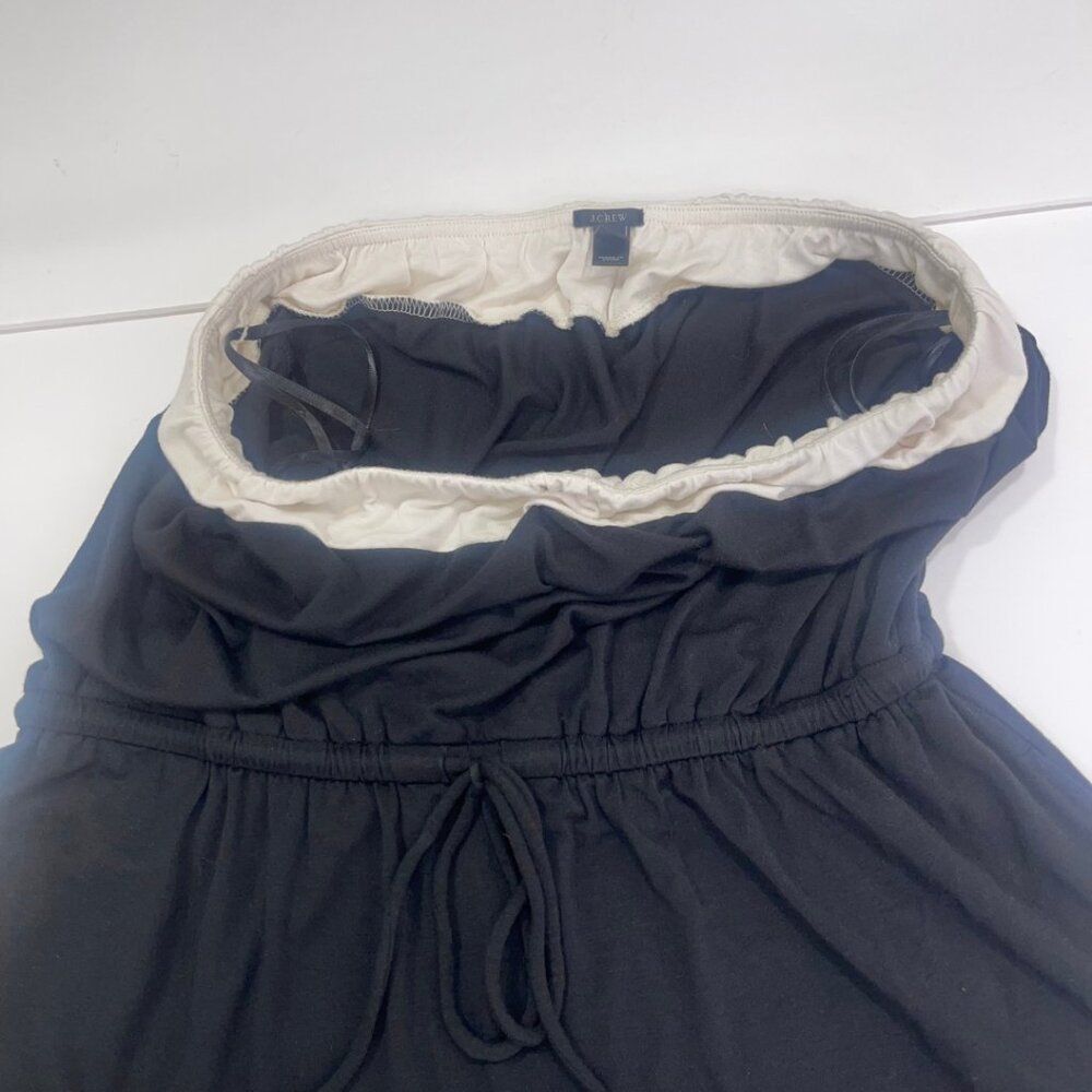 Women's Maxi Strapless Dress Black and White Size Medium - Picture 9 of 11